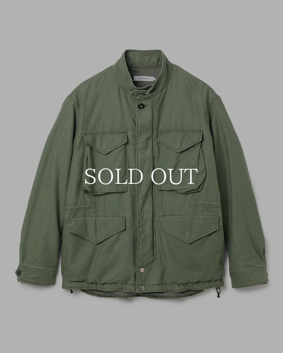 画像1: nonnative  TROOPER JACKET COTTON BACKSATIN PIGMENT DYE WITH WINDSTOPPER (1)