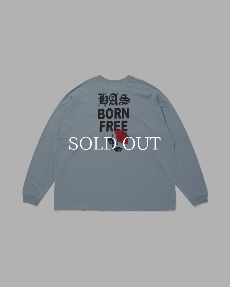 画像3: HideandSeek  Rose HAS L/S Tee (Loose Fit) (3)