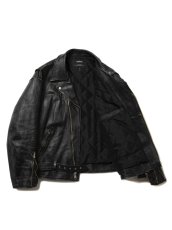 画像3: ANTIDOTE BUYERS CLUB   Leather Double Riders Jacket (3)