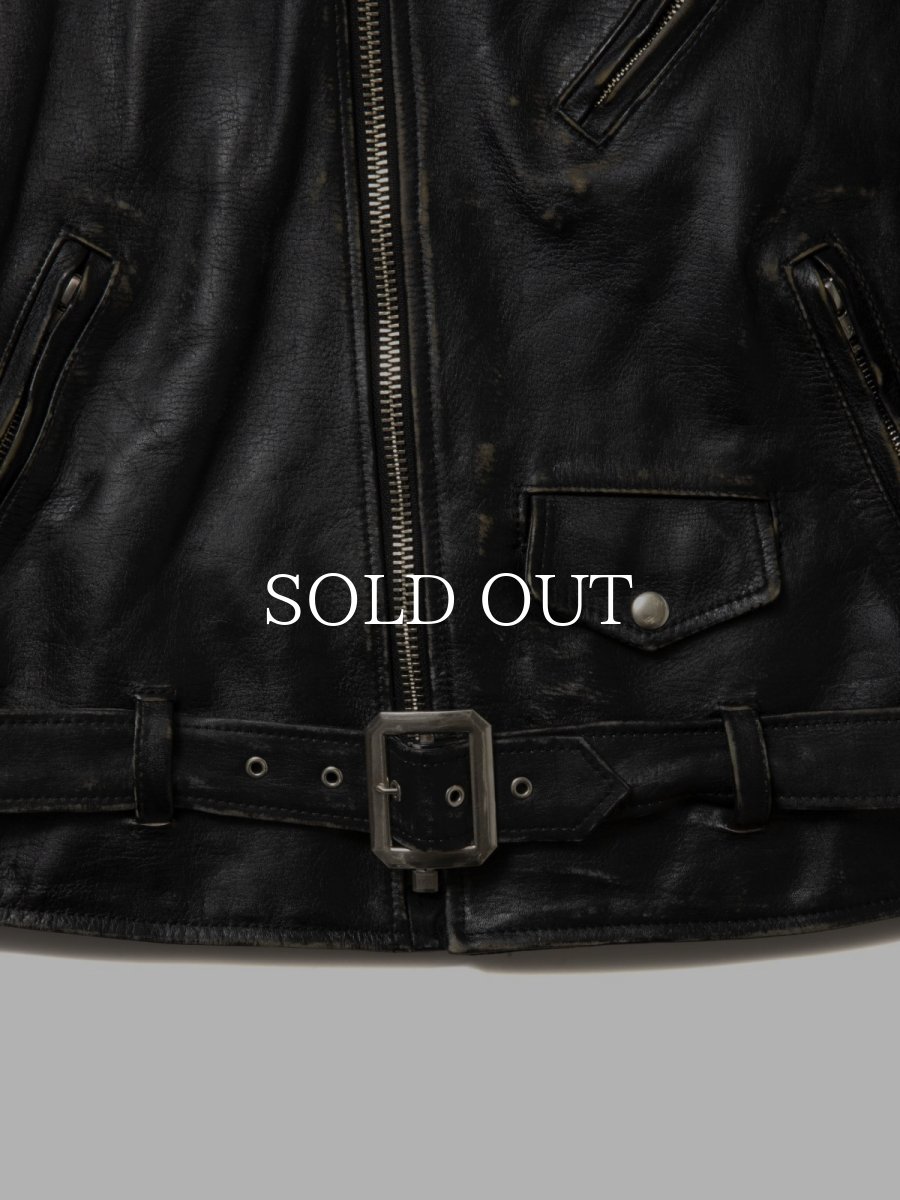 画像5: ANTIDOTE BUYERS CLUB   Leather Double Riders Jacket (5)