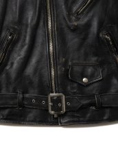 画像5: ANTIDOTE BUYERS CLUB   Leather Double Riders Jacket (5)