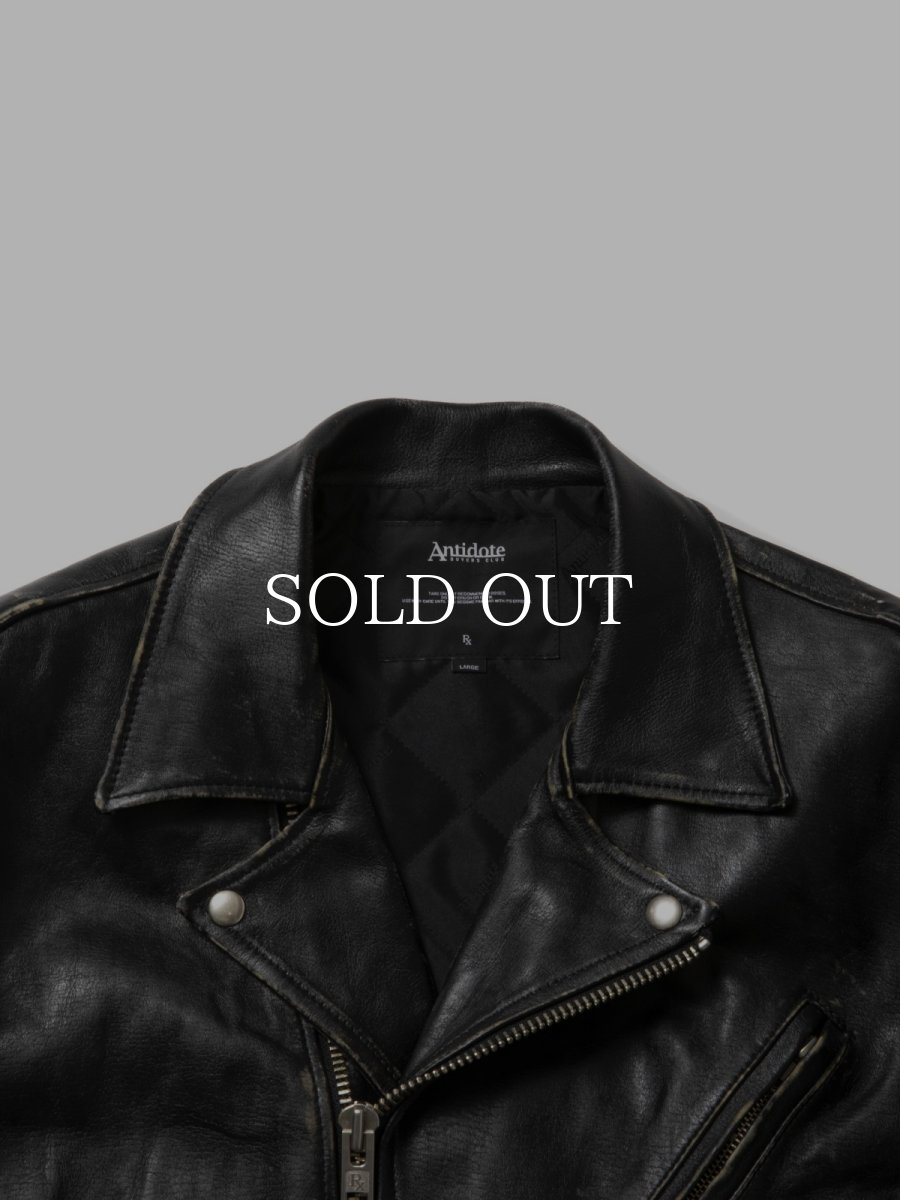 画像4: ANTIDOTE BUYERS CLUB   Leather Double Riders Jacket (4)