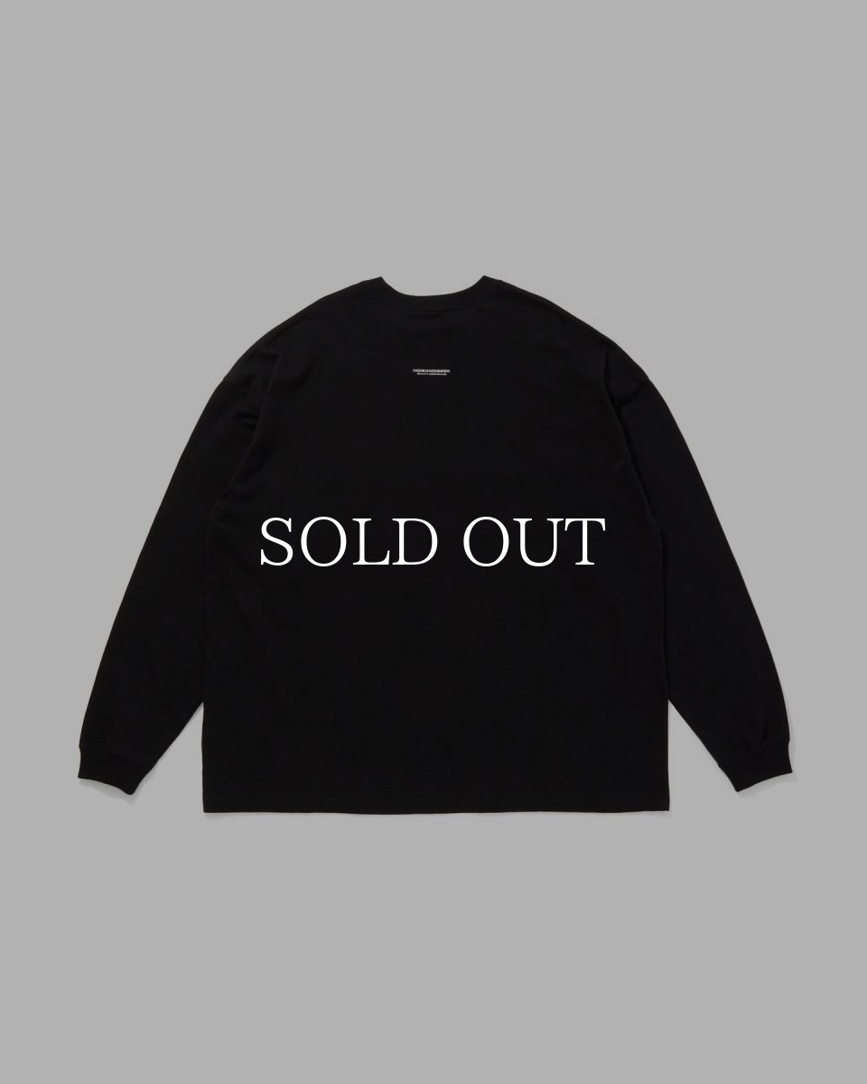 画像2: HideandSeek  Sports Logo L/S Tee (Loose Fit) (2)