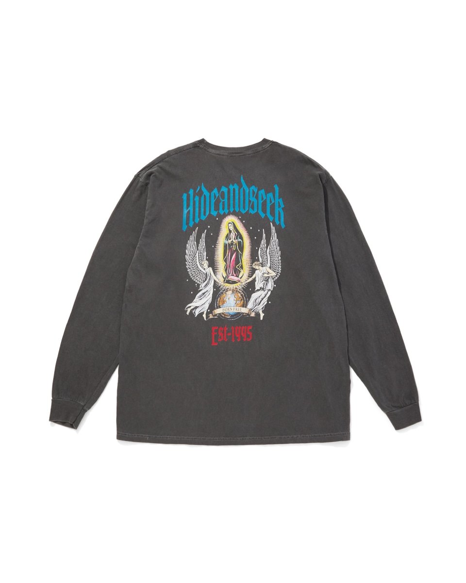 画像1: HideandSeek  St Maria L/S Tee(Back) (1)