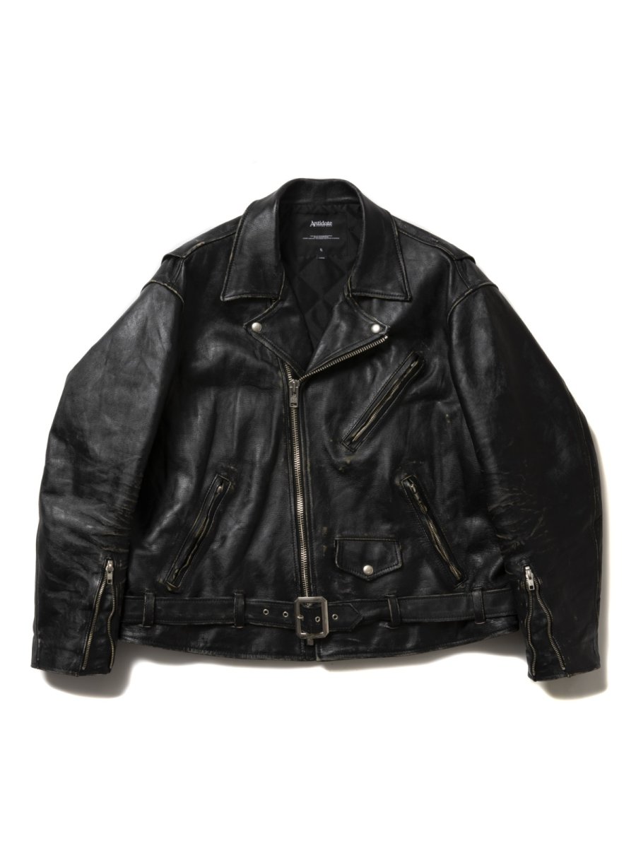 画像1: ANTIDOTE BUYERS CLUB   Leather Double Riders Jacket (1)