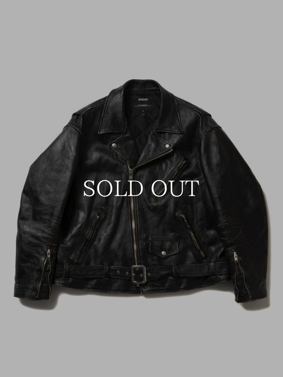 画像1: ANTIDOTE BUYERS CLUB   Leather Double Riders Jacket (1)