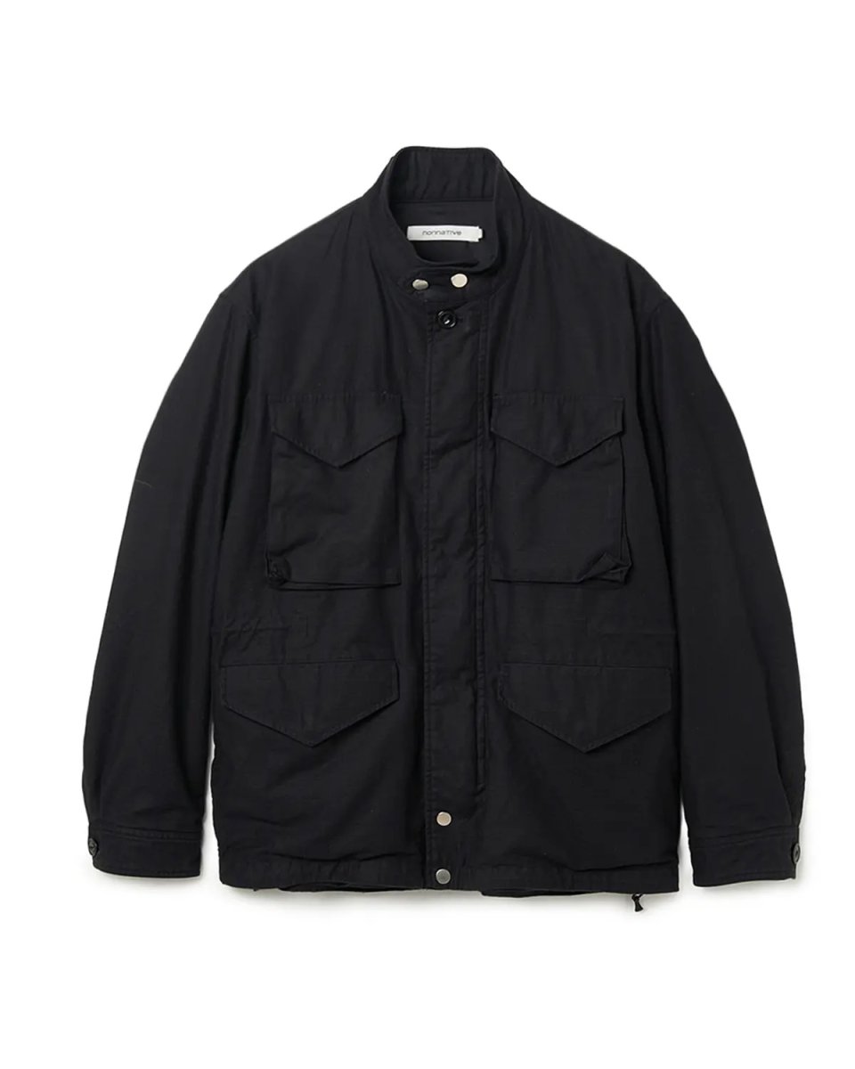 画像2: nonnative  TROOPER JACKET COTTON BACKSATIN PIGMENT DYE WITH WINDSTOPPER? (2)