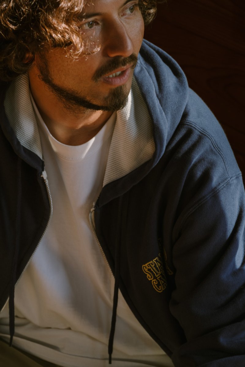 画像6: STANDARD CALIFORNIA  RUSSELL ATHLETIC / SD W Face Logo Zip Hood Sweat (6)