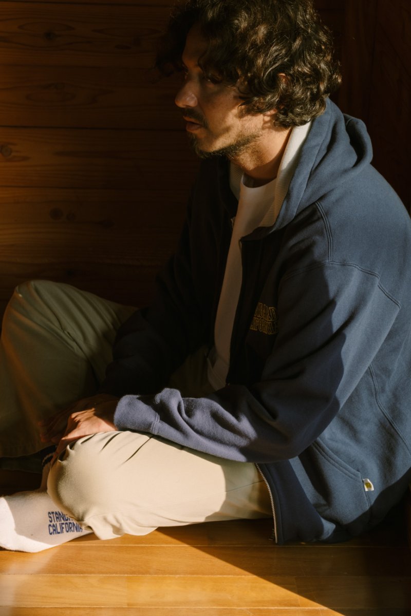 画像5: STANDARD CALIFORNIA  RUSSELL ATHLETIC / SD W Face Logo Zip Hood Sweat (5)