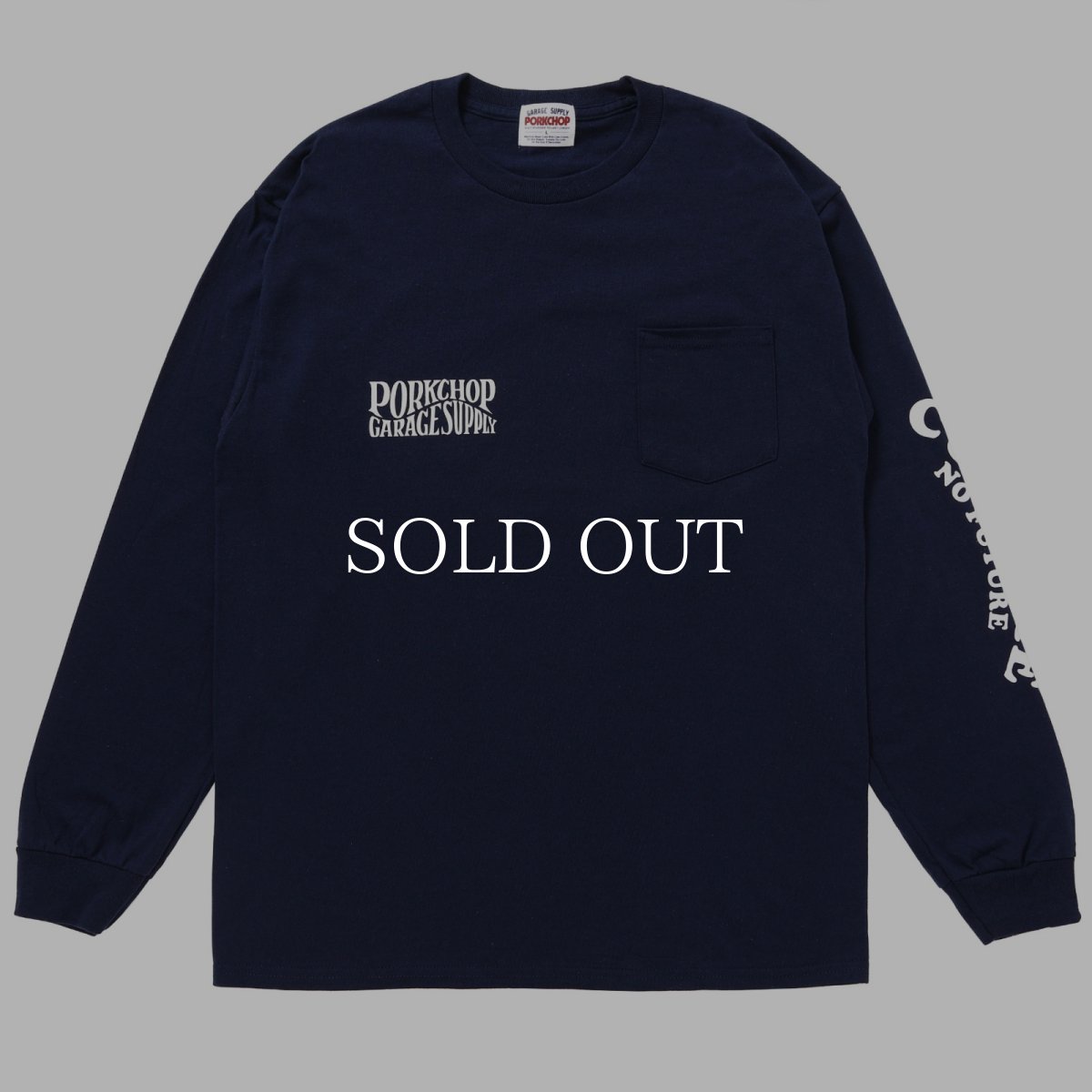 画像6: PORKCHOP GARAGE SUPPLY  WAVE LOGO L/S TEE (6)