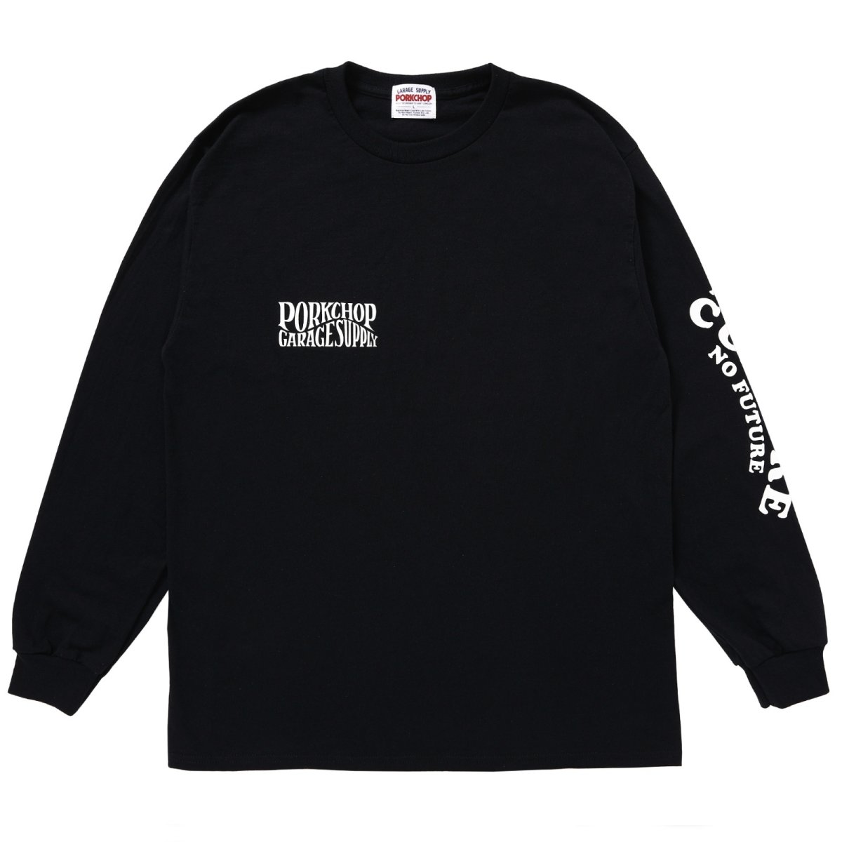 画像1: PORKCHOP GARAGE SUPPLY  WAVE LOGO L/S TEE (1)