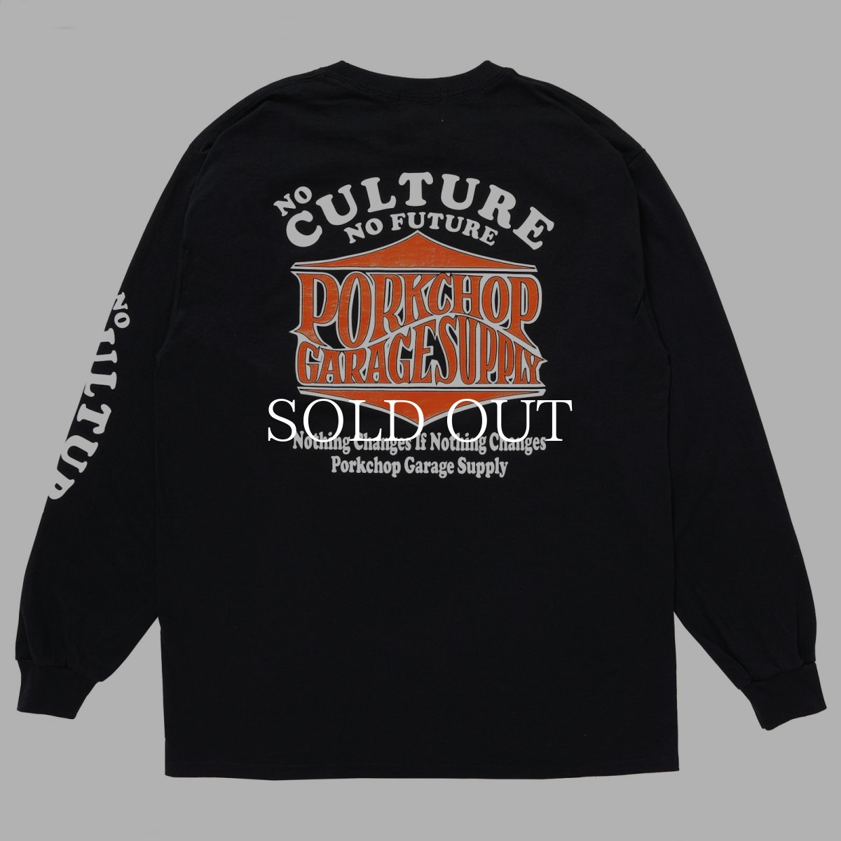 画像4: PORKCHOP GARAGE SUPPLY  WAVE LOGO L/S TEE (4)