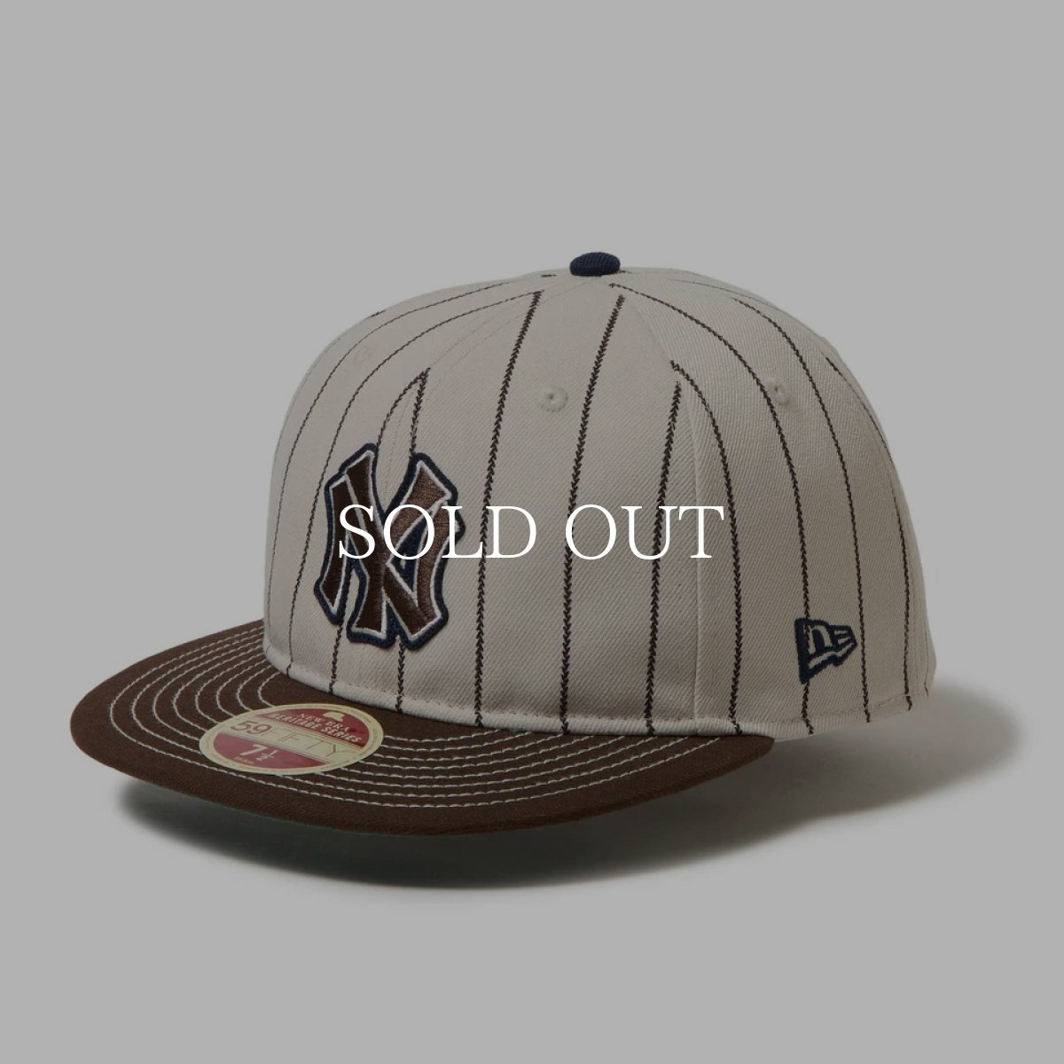 画像1: NEW ERA  59FIFTY ソフトバックラム Heritage Collection ニューヨーク・ヤンキース クーパーズタウン ウォルナット (1)