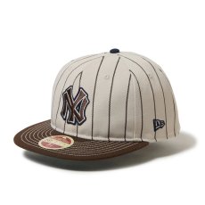 画像1: NEW ERA  59FIFTY ソフトバックラム Heritage Collection ニューヨーク・ヤンキース クーパーズタウン ウォルナット (1)