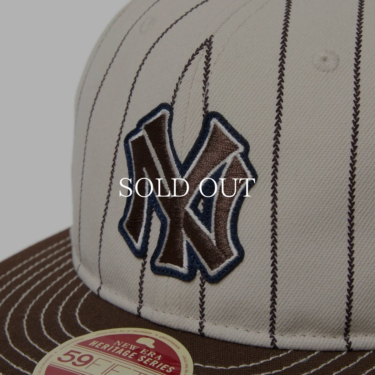 画像6: NEW ERA  59FIFTY ソフトバックラム Heritage Collection ニューヨーク・ヤンキース クーパーズタウン ウォルナット (6)