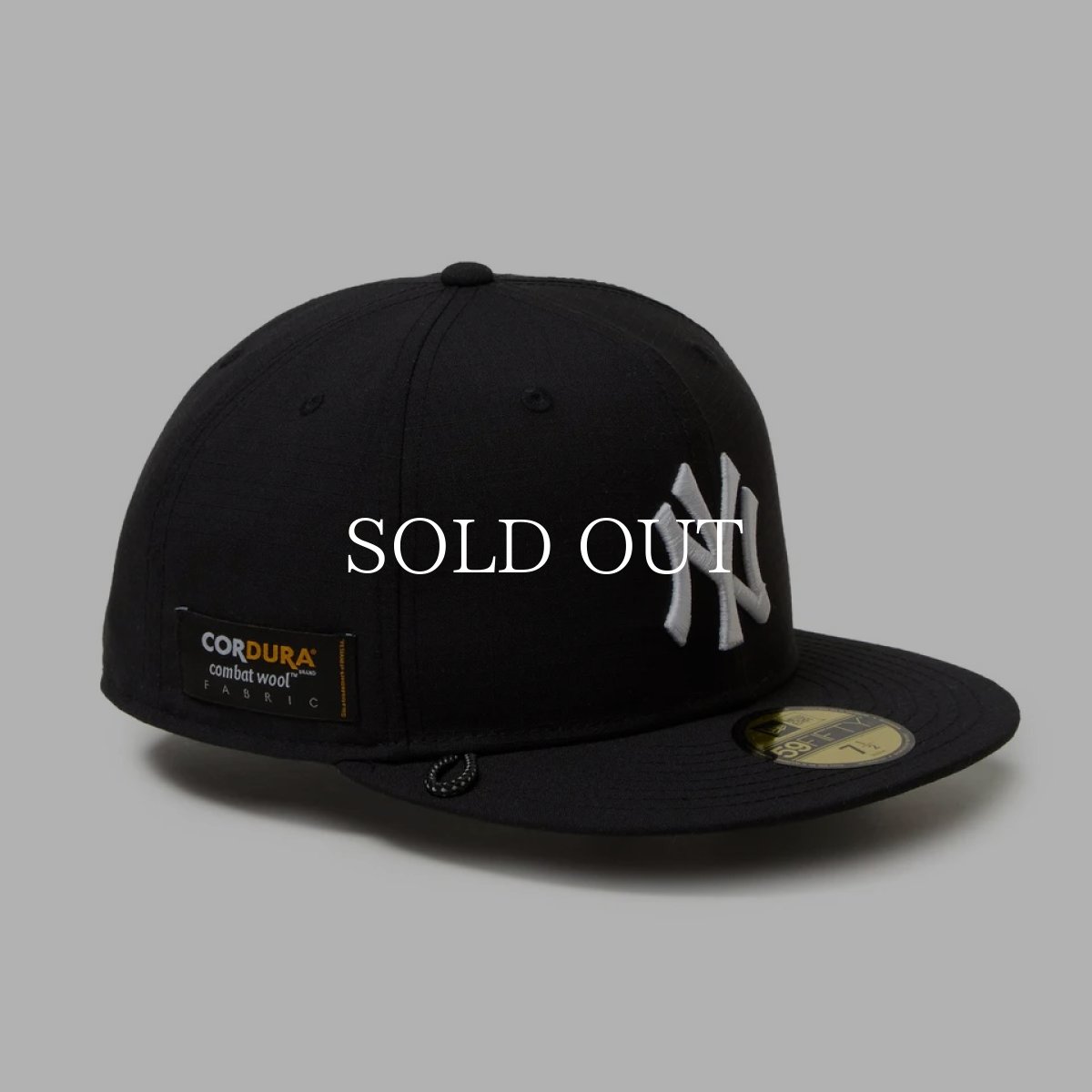画像1: NEW ERA  59FIFTY CORDURA Combat Wool ニューヨーク・ヤンキース ブラック | アウトドア (1)