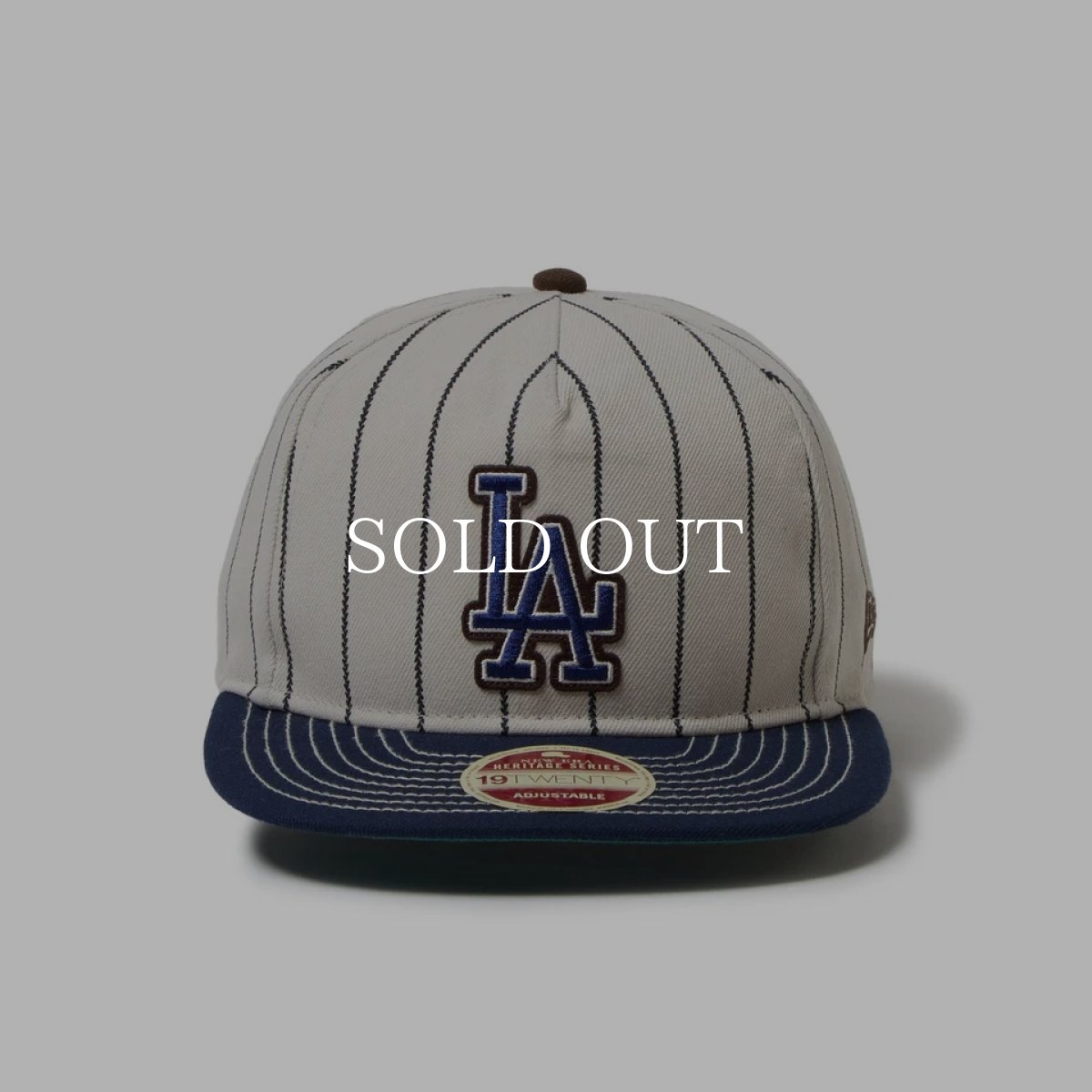 画像2: NEW ERA  19TWENTY Heritage Stripe ロサンゼルス・ドジャース クーパーズタウン オーシャンサイドブルー (2)