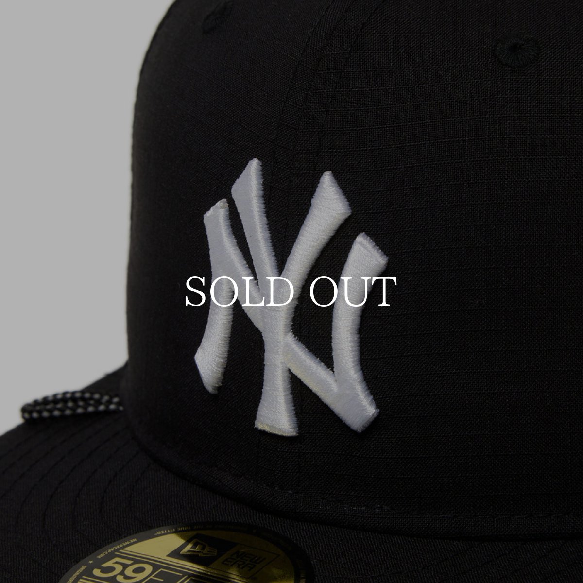 画像7: NEW ERA  59FIFTY CORDURA Combat Wool ニューヨーク・ヤンキース ブラック | アウトドア (7)