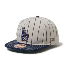画像1: NEW ERA  19TWENTY Heritage Stripe ロサンゼルス・ドジャース クーパーズタウン オーシャンサイドブルー (1)