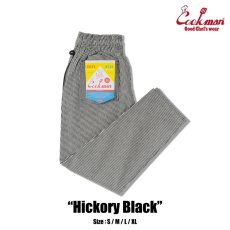 画像1: COOKMAN  シェフパンツ Chef Pants Hickory Black (1)