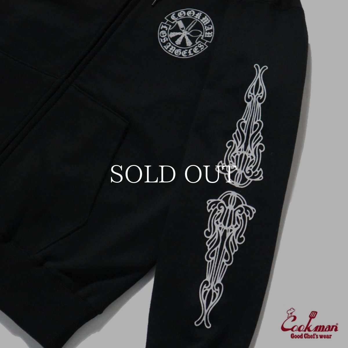 画像5: COOKMAN  フーディー Zip Hoodie Cutlery (5)