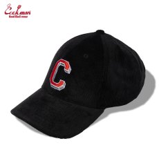 画像1: COOKMAN  キャップ Curve Brim Cap Corduroy Black (1)