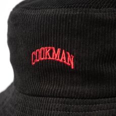 画像3: COOKMAN  バケットハット Bucket Hat Corduroy Black (3)
