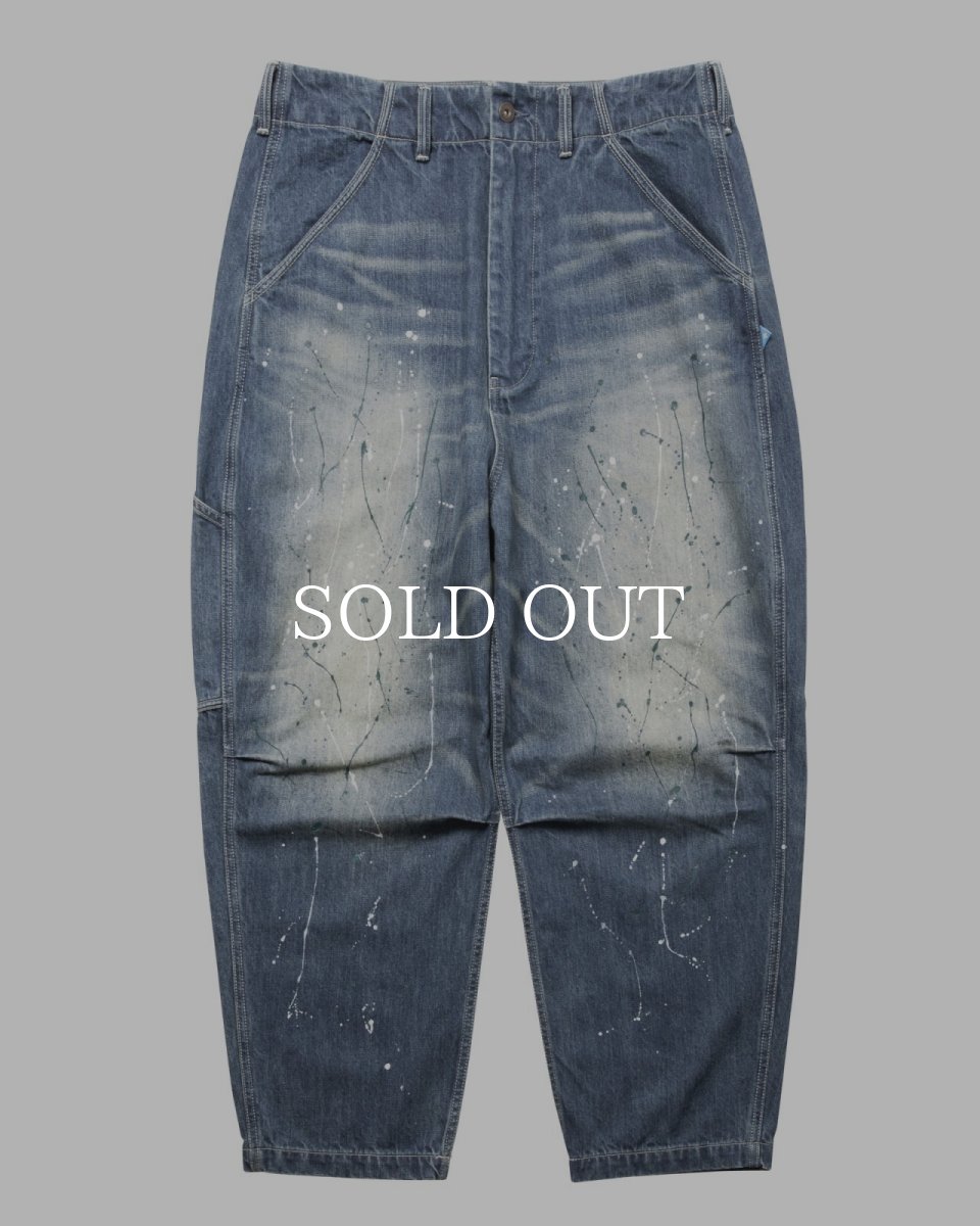 画像1: Liberaiders  DENIM SARROUEL PANTS (1)