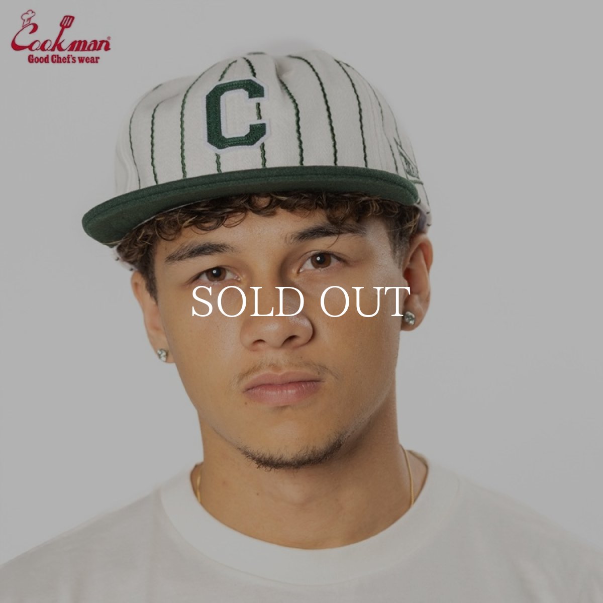 画像7: COOKMAN  キャップ Flat Brim Snapback Cap Stripe Green (7)