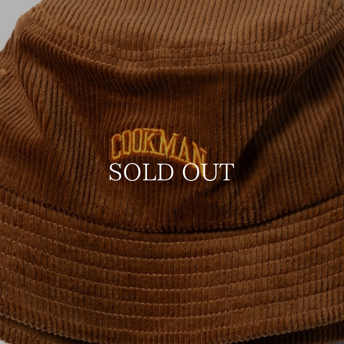 画像3: COOKMAN  バケットハット Bucket Hat Corduroy Brown (3)