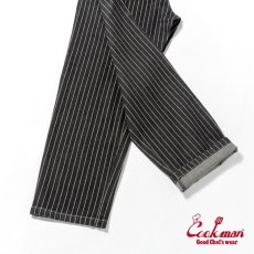画像7: COOKMAN  シェフパンツ Chef Pants Semiwide Wabash Denim Black (7)