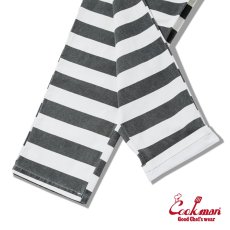 画像7: COOKMAN  シェフパンツ Chef Pants Semiwide11oz Washed Duck Canvas Border (7)