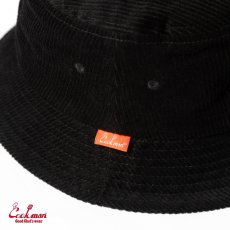 画像4: COOKMAN  バケットハット Bucket Hat Corduroy Black (4)