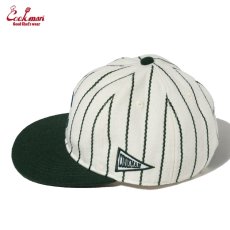 画像3: COOKMAN  キャップ Flat Brim Snapback Cap Stripe Green (3)