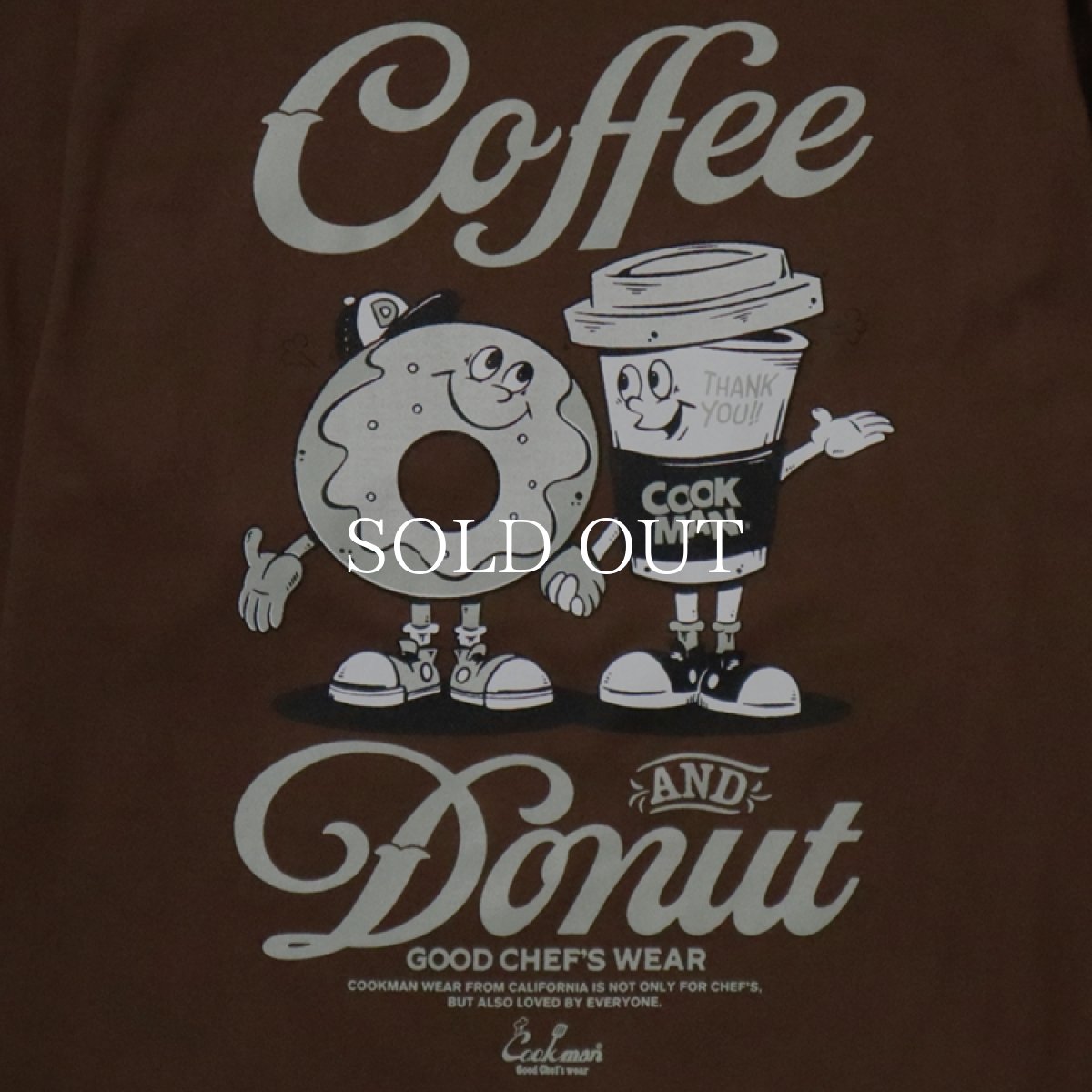 画像5: COOKMAN  ロングスリーブ Tシャツ Coffee & Donut (5)