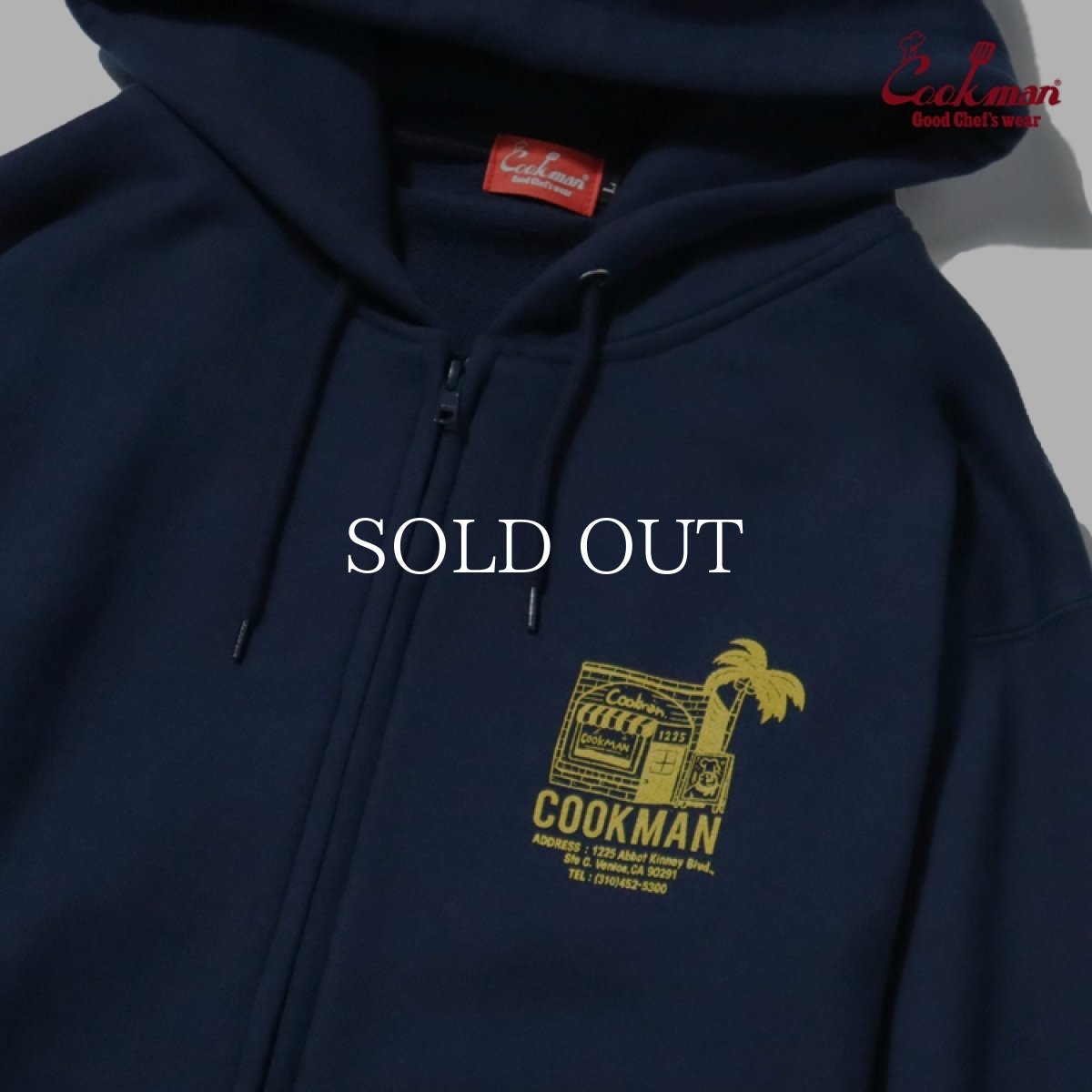 画像4: COOKMAN  フーディー Zip Hoodie TM paint Abbot Kinney (4)