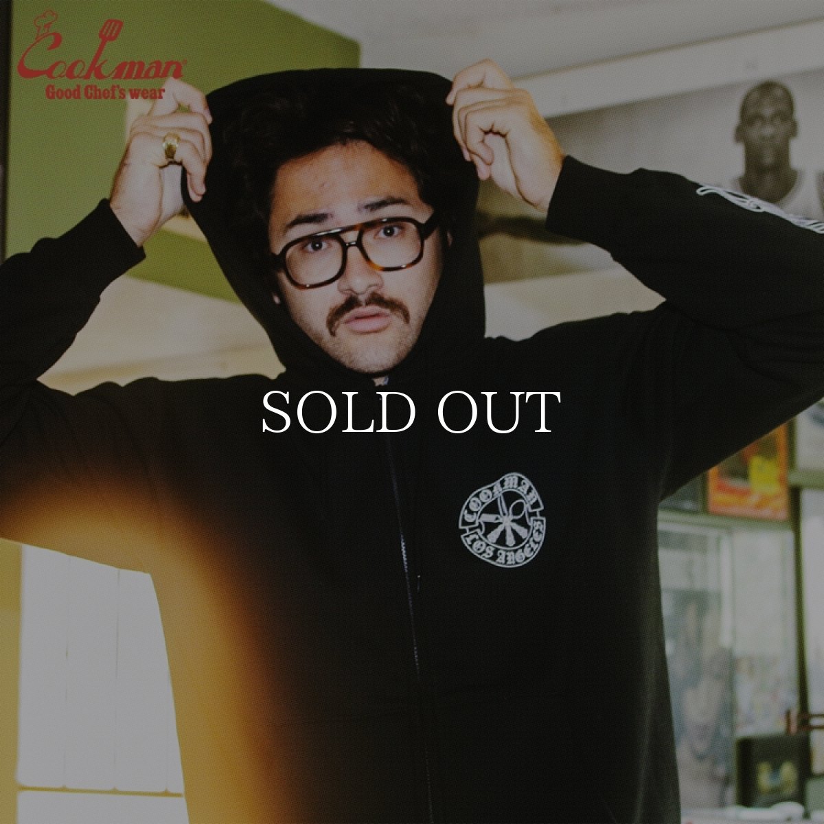 画像6: COOKMAN  フーディー Zip Hoodie Cutlery (6)