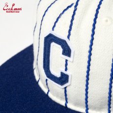 画像5: COOKMAN  キャップ Flat Brim Snapback Cap Stripe Navy (5)