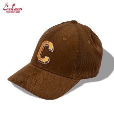 画像1: COOKMAN  キャップ Curve Brim Cap Corduroy Brown (1)