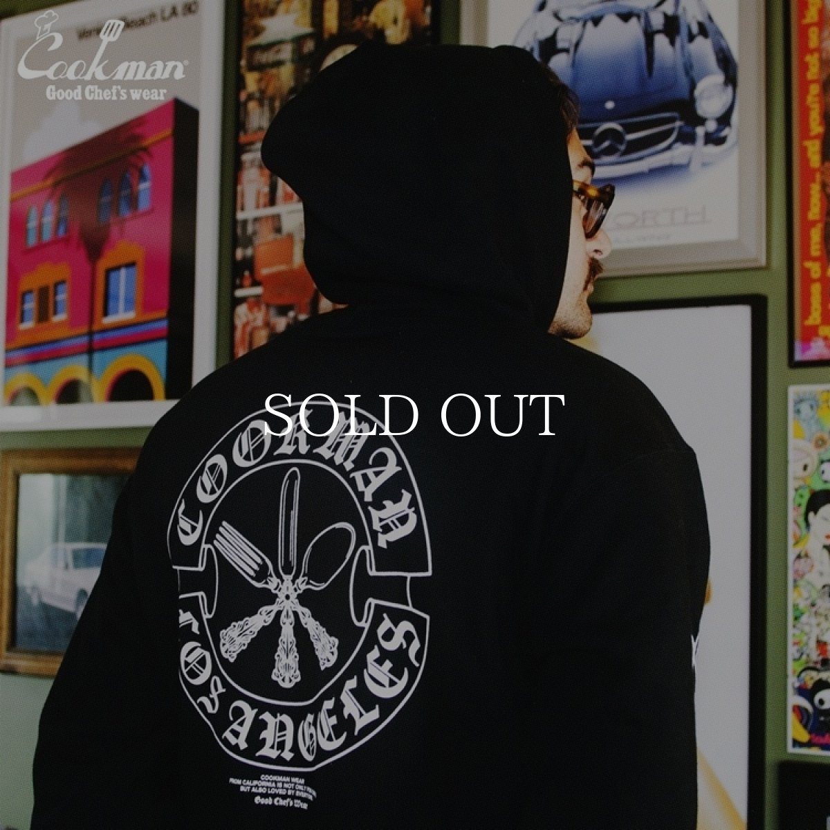 画像7: COOKMAN  フーディー Zip Hoodie Cutlery (7)