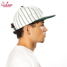 画像8: COOKMAN  キャップ Flat Brim Snapback Cap Stripe Green (8)