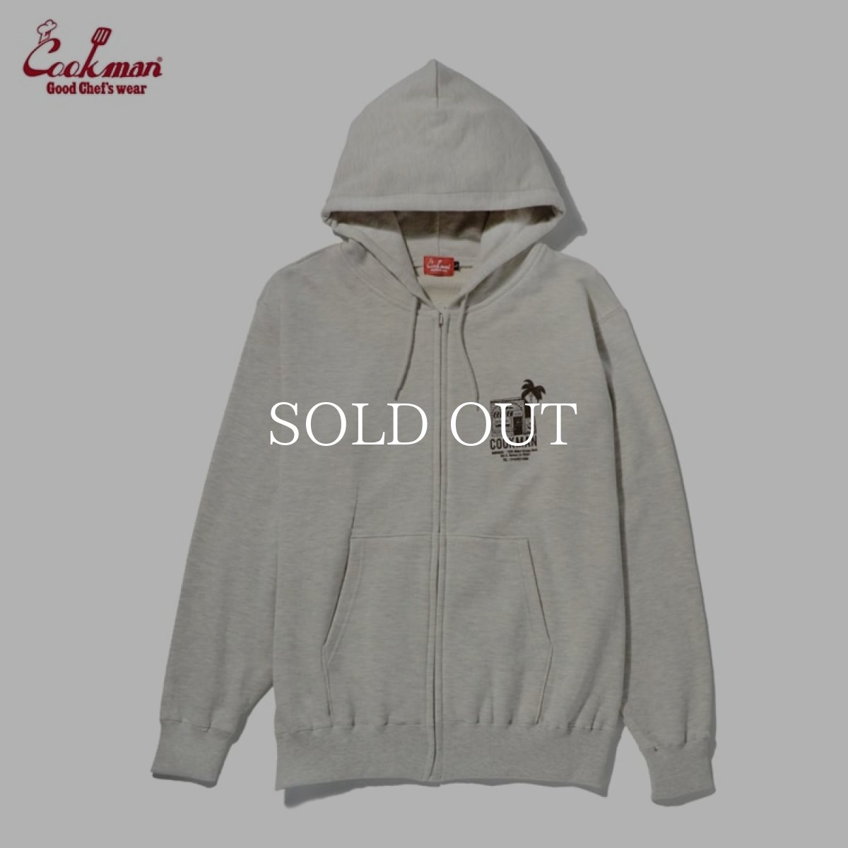 画像5: COOKMAN  フーディー Zip Hoodie TM paint Abbot Kinney (5)