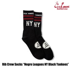 画像2: COOKMAN  ソックス Rib Crew Socks Negro Leagues NY Black Yankees (2)