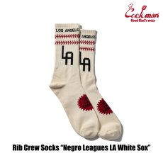 画像2: COOKMAN  ソックス Rib Crew Socks Negro Leagues LA White Sox (2)