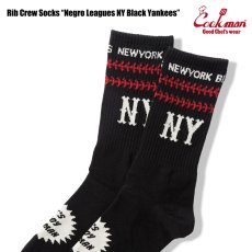画像3: COOKMAN  ソックス Rib Crew Socks Negro Leagues NY Black Yankees (3)
