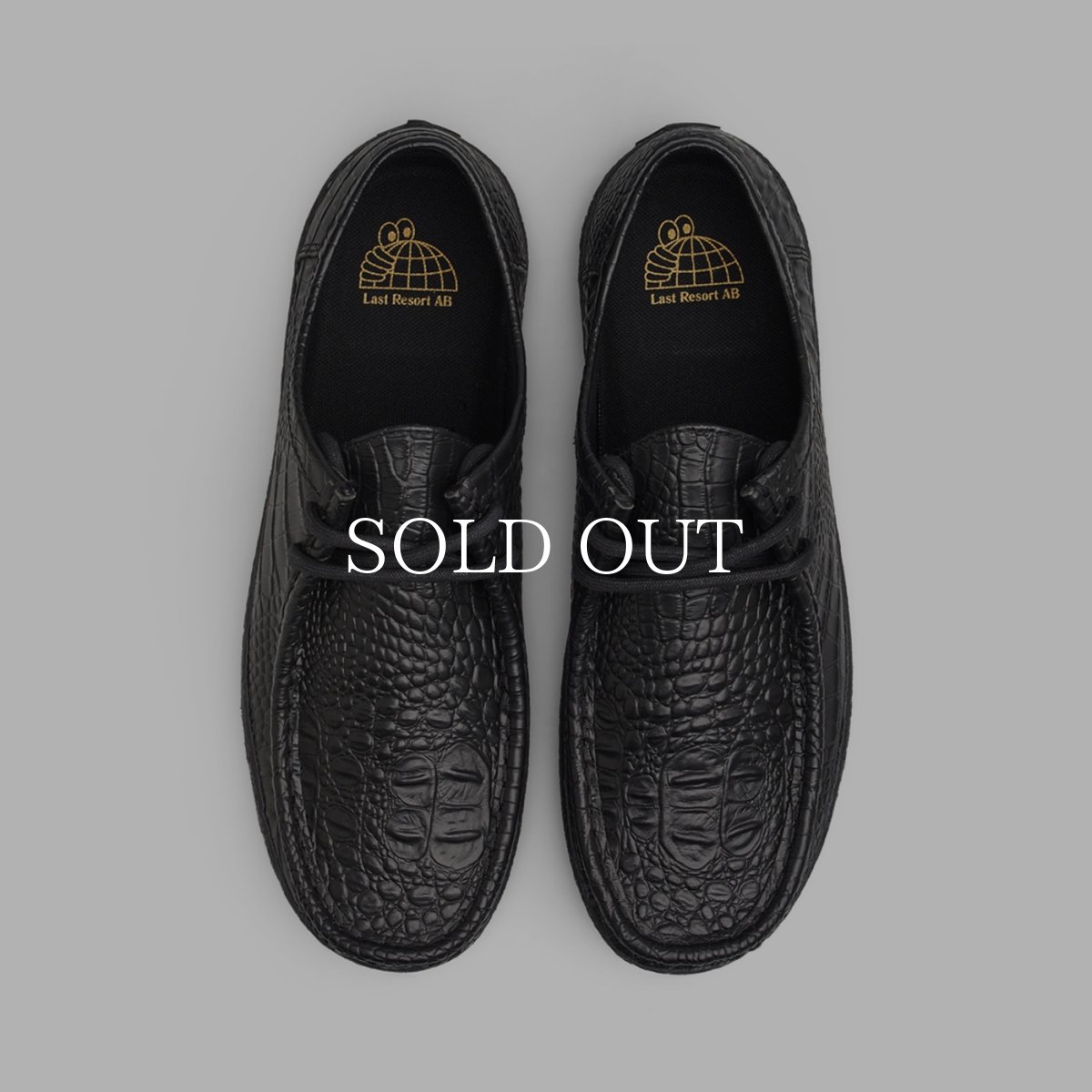 画像4: Last Resort AB  VM006-Moc LO BLACK CROC (4)