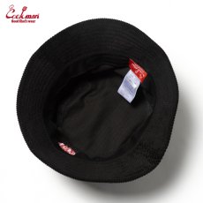 画像5: COOKMAN  バケットハット Bucket Hat Corduroy Black (5)