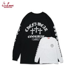 画像1: COOKMAN  ロングスリーブ Tシャツ Wine Opener (1)