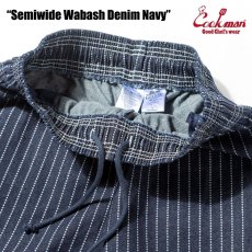 画像5: COOKMAN  シェフパンツ Chef Pants Semiwide Wabash Denim Navy (5)