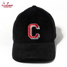 画像2: COOKMAN  キャップ Curve Brim Cap Corduroy Black (2)